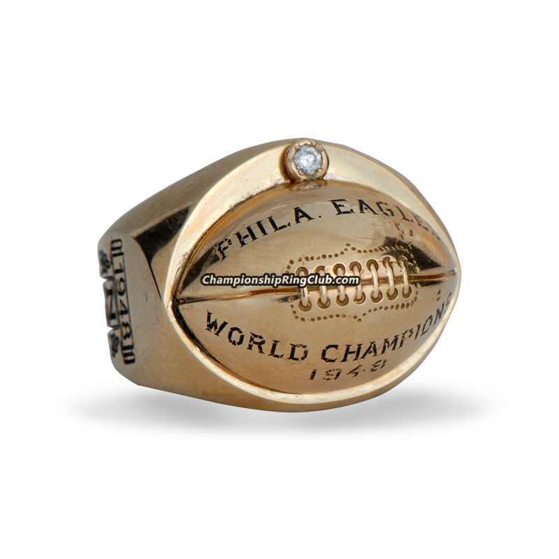 1948 Philadelphia Eagles Super Bowl Championship Ring -  www.championshipringclub.com