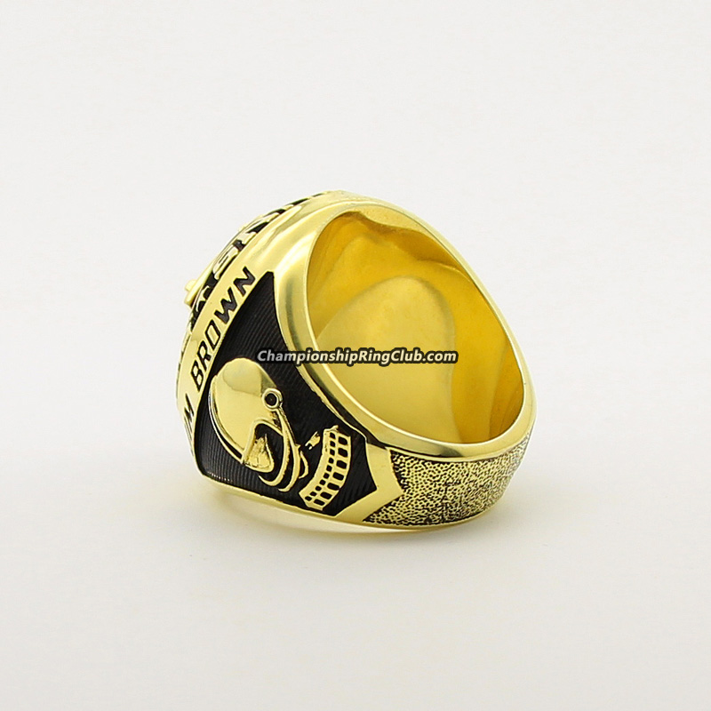 Cleveland Browns Contemporary Style Goldplated NFL Ring — Sports