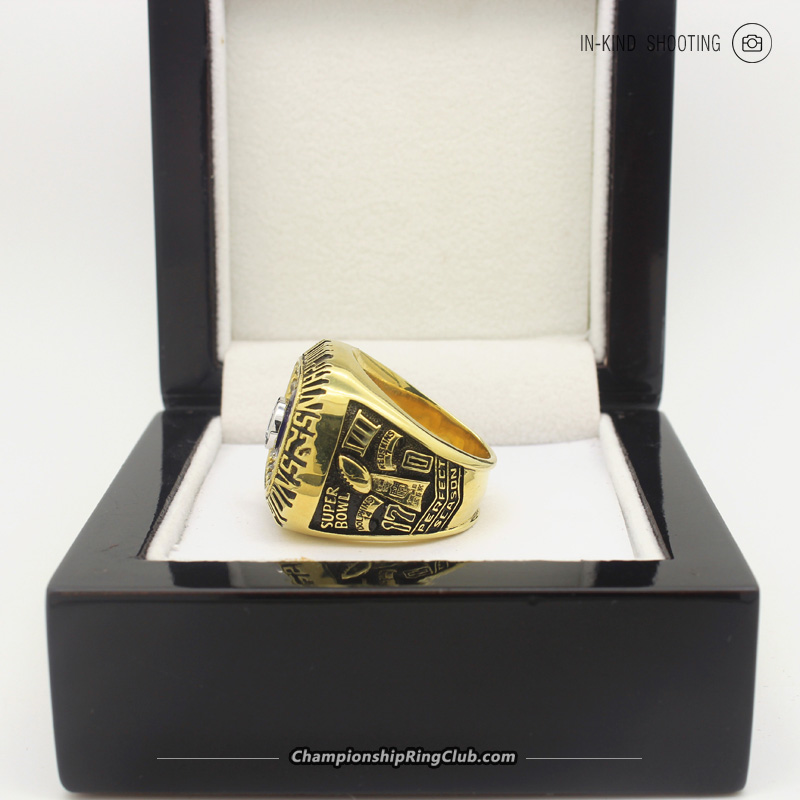 1972 Miami Dolphins Super Bowl VII Championship Ring Presented to