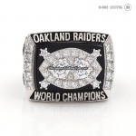 Jim Plunkett - 1980 Oakland Raiders Super Bowl Ring With Wooden Display Box