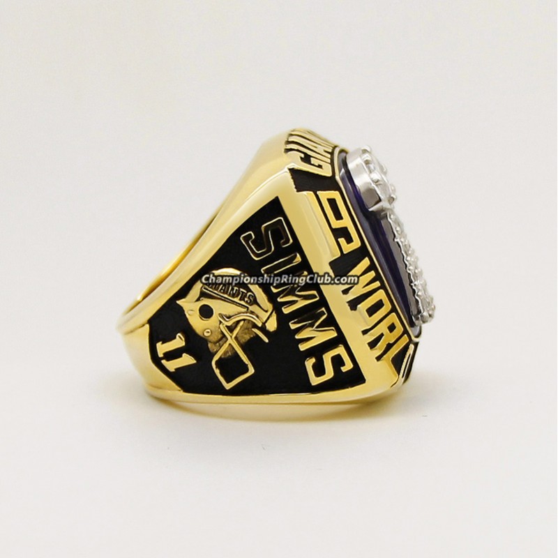 1986 NEW YORK GIANTS SUPER BOWL XXI CHAMPIONSHIP RING TOP PENDANT