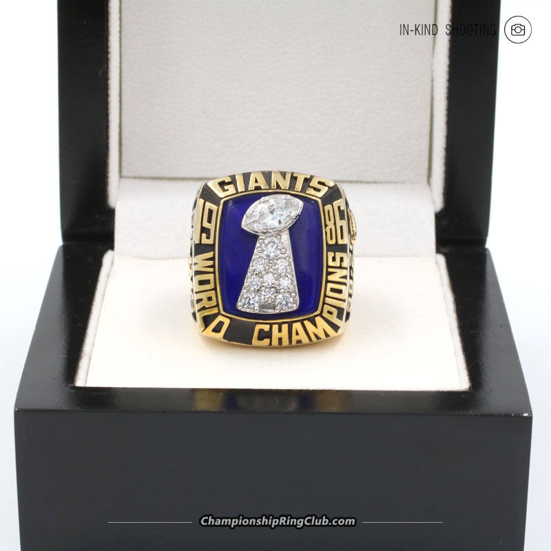 1986 NEW YORK GIANTS SUPER BOWL XXI CHAMPIONSHIP RING BOX - Buy