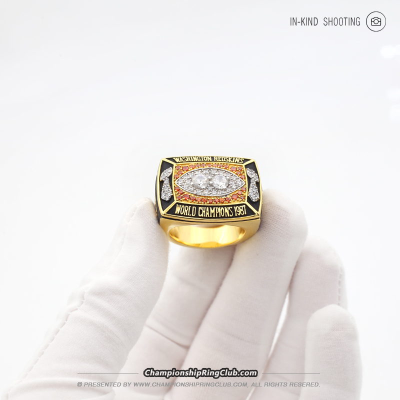 NFL 1987 WASHINGTON REDSKINS SUPER BOWL XXII WORLD CHAMPIONSHIP RING R –  LoveChampionRing