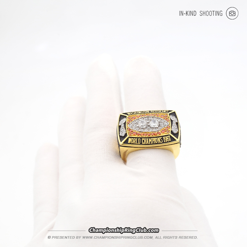 NFL 1987 WASHINGTON REDSKINS SUPER BOWL XXII WORLD CHAMPIONSHIP RING R –  LoveChampionRing