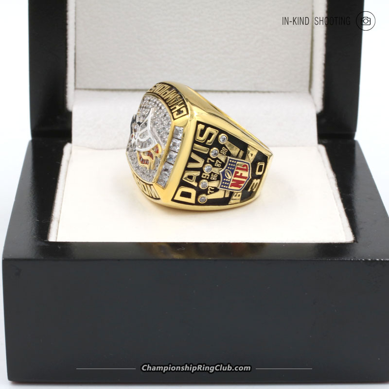 1997 Denver Broncos Super Bowl Championship Ring - www