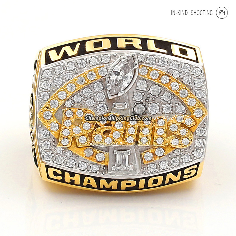 Customized St. Louis Rams NFL 1999 Super Bowl XXXIV Championship Ring