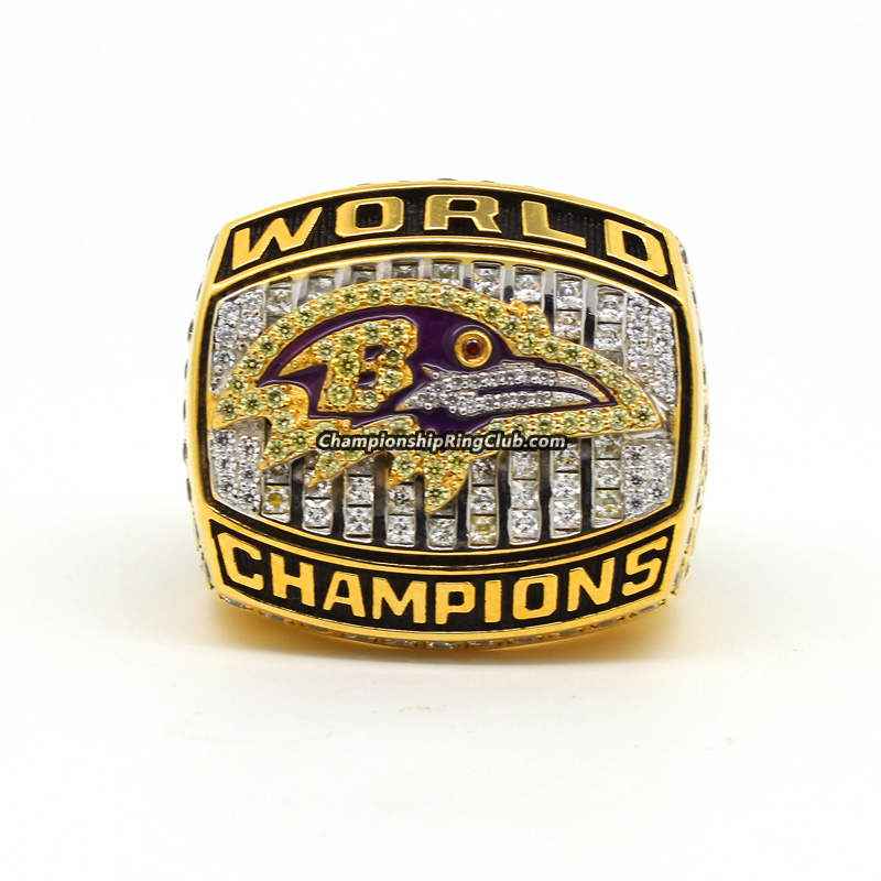 2000 Baltimore Ravens NFL Championship Ring #12