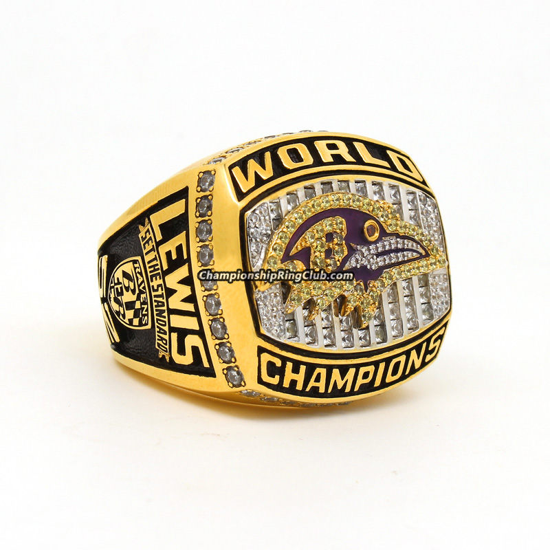 2000 Baltimore Ravens Super Bowl Championship Ring Presented to