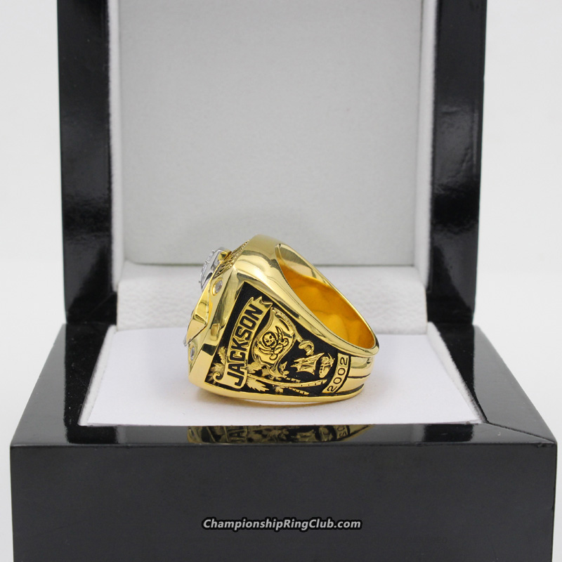 2002 Oakland Raiders AFC Championship Ring - www.championshipringclub.com