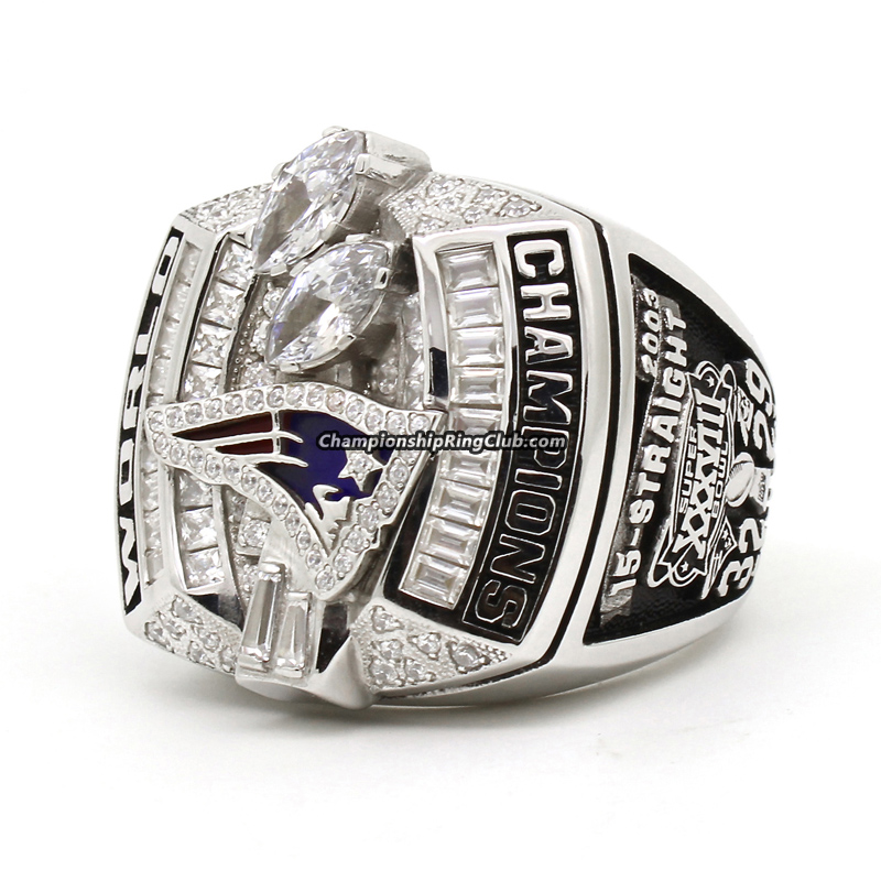 2003 New England Patriots Super Bowl Championship Ring -  www.championshipringclub.com