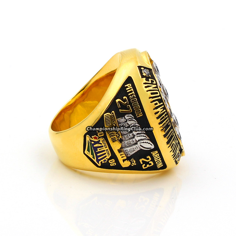 2008 Pittsburgh Steelers Super Bowl XLIII Championship Ring, Lot #50111