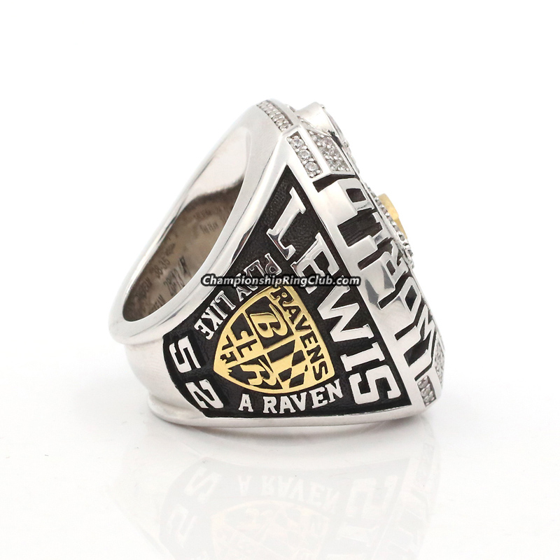 2pc 2000 2012 Baltimore Ravens Super Bowl Football Team Ring Set Fan Men  Gift