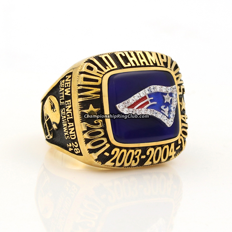 New England Patriots 2014 Super Bowl Football Championship Ring