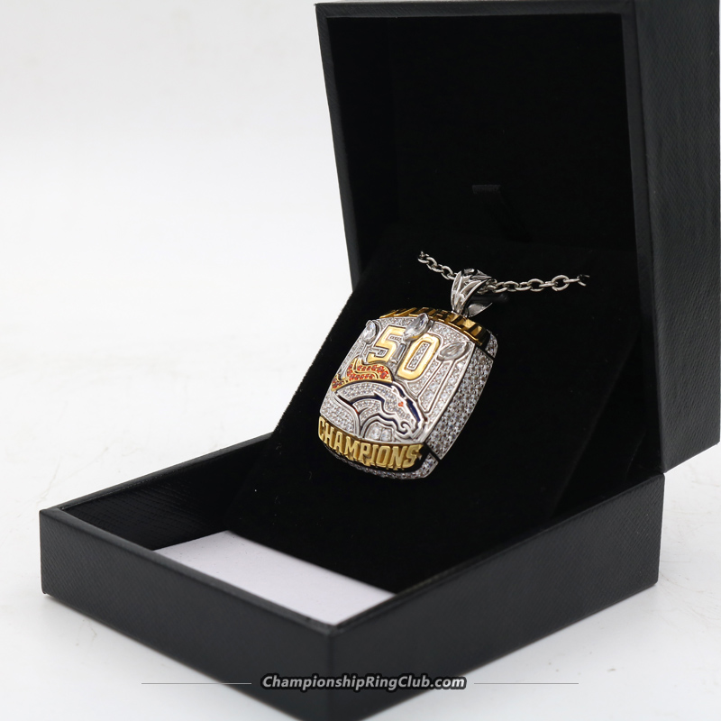 Lot Detail - 2015 DENVER BRONCOS SUPER BOWL 50 CHAMPIONS 10K GOLD RING WITH  ORIGINAL PRESENTATION BOX (TEAM EXECUTIVE)