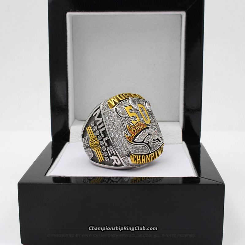 2015 Denver Broncos Super Bowl Ring - Premium Series – Foxfans Ring Shop