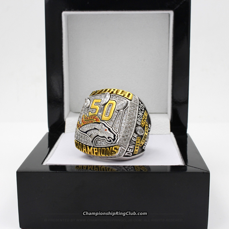 Denver Broncos' Super Bowl 50 Championship ring