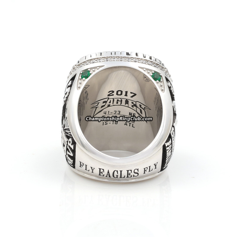 2017 Philadelphia Eagles Super Bowl Necklace & Ring