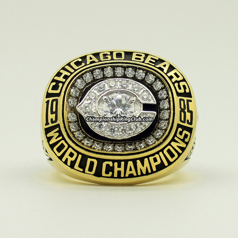 1985 Chicago Bears Super Bowl Championship Ring - www