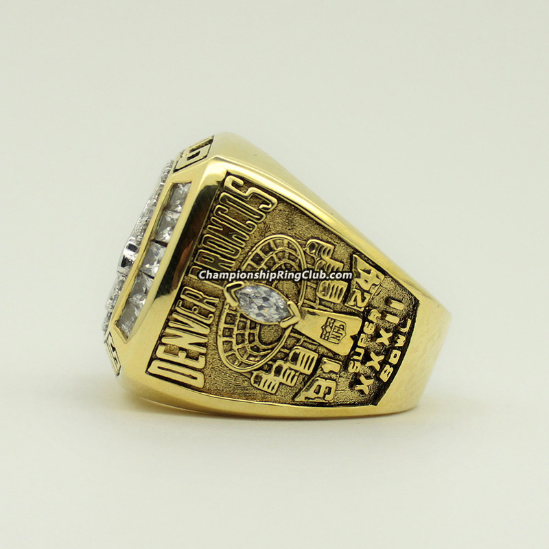 1998 Denver Broncos Super Bowl Championship Ring - Standard Series –  Foxfans Ring Shop