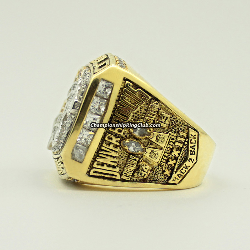 Denver Broncos Super Bowl Ring (1998) - Premium Series – Rings For Champs