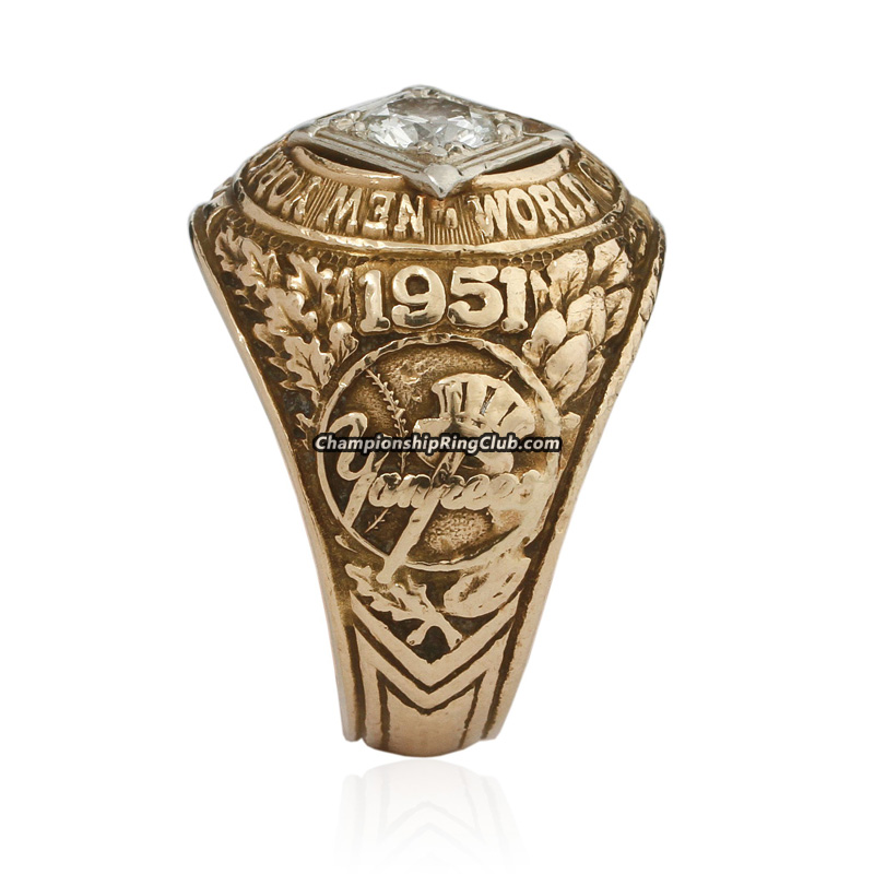 NY Yankees Ornate Signet Ring