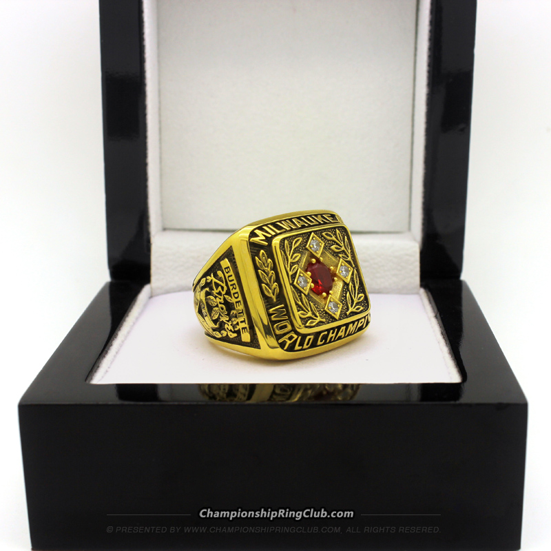 1957 Milwaukee Braves World Series Championship Ring – Best