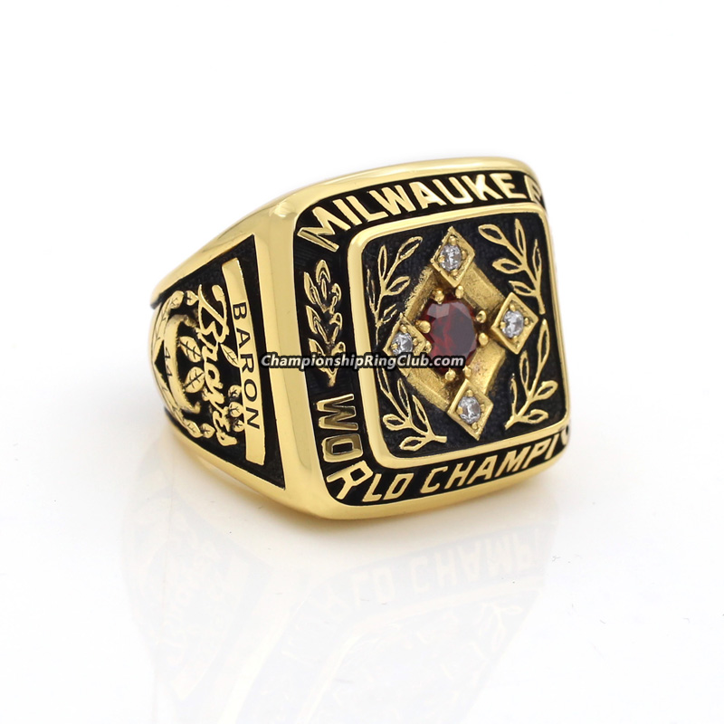 1957 Milwaukee Braves World Series Championship Ring – Best