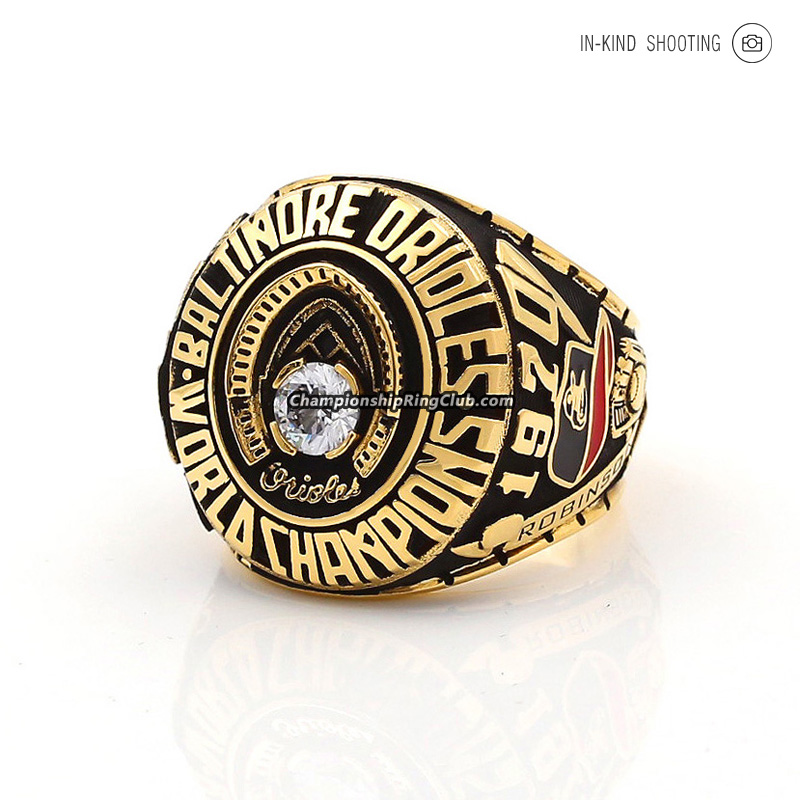 Baltimore Orioles Classic Goldplated MLB Ring — Sports Jewelry Super Store