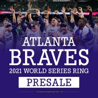 New Atlanta Braves Championship Ring World Series Ring FANS GIFT MLB 2021/ 2022