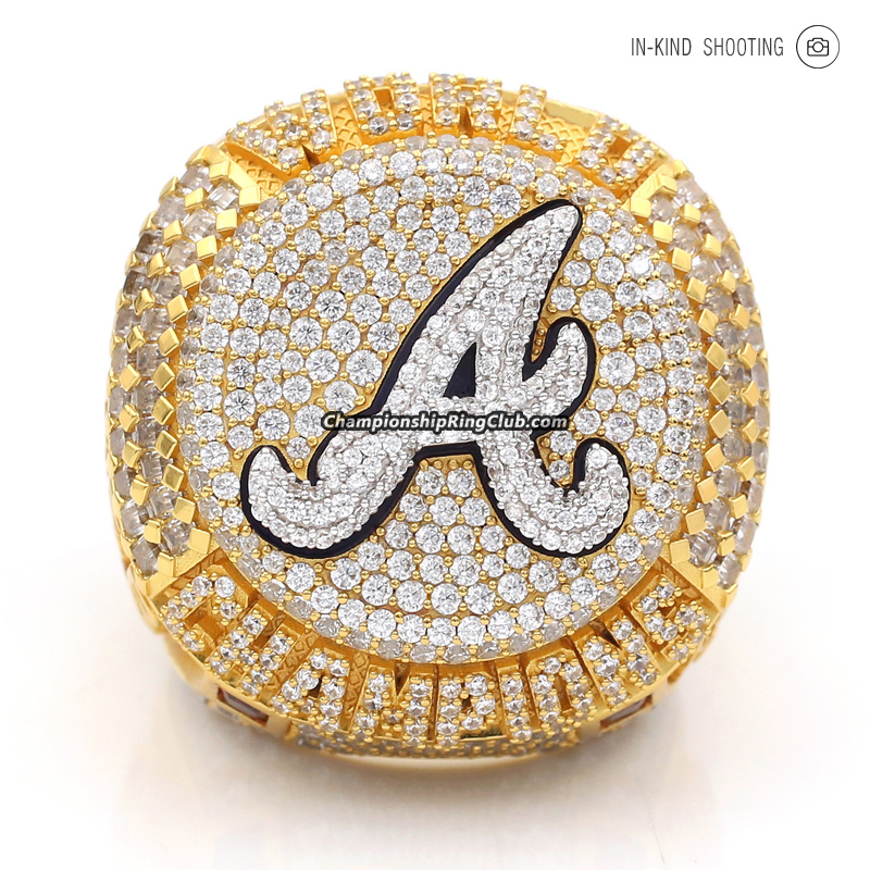 Atlanta Braves Classic Goldplated MLB Ring — Sports Jewelry Super Store