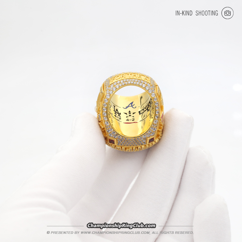 Atlanta Braves Classic Goldplated MLB Ring — Sports Jewelry Super Store