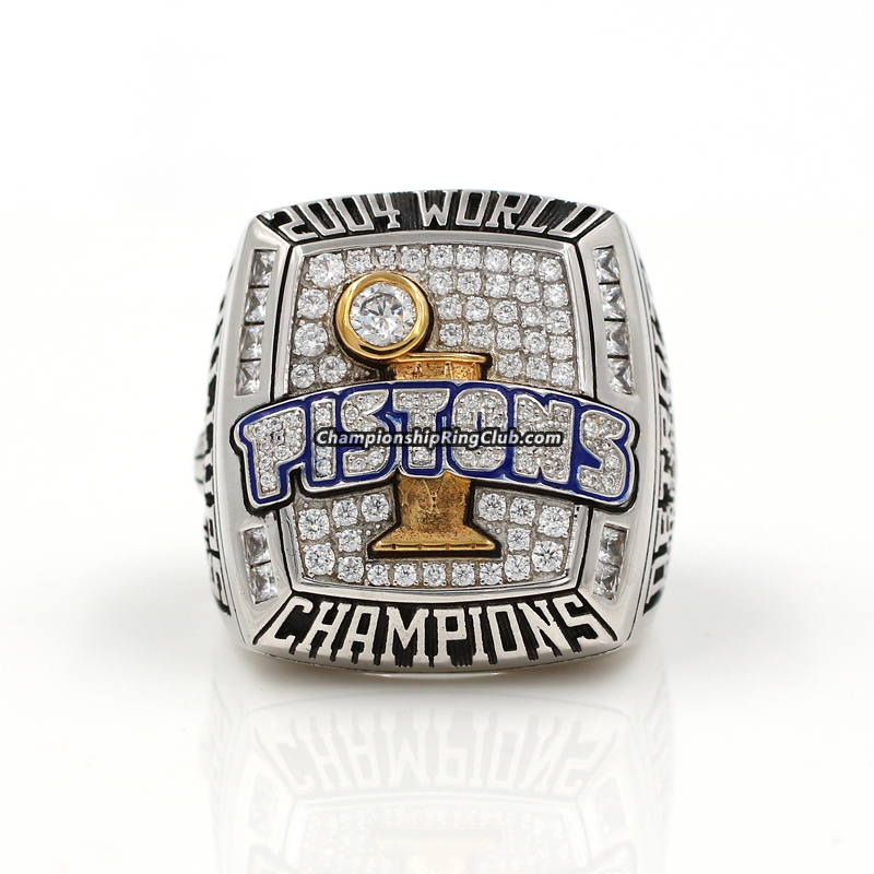 Detroit Pistons NBA Championship Ring (2004) – Rings For Champs