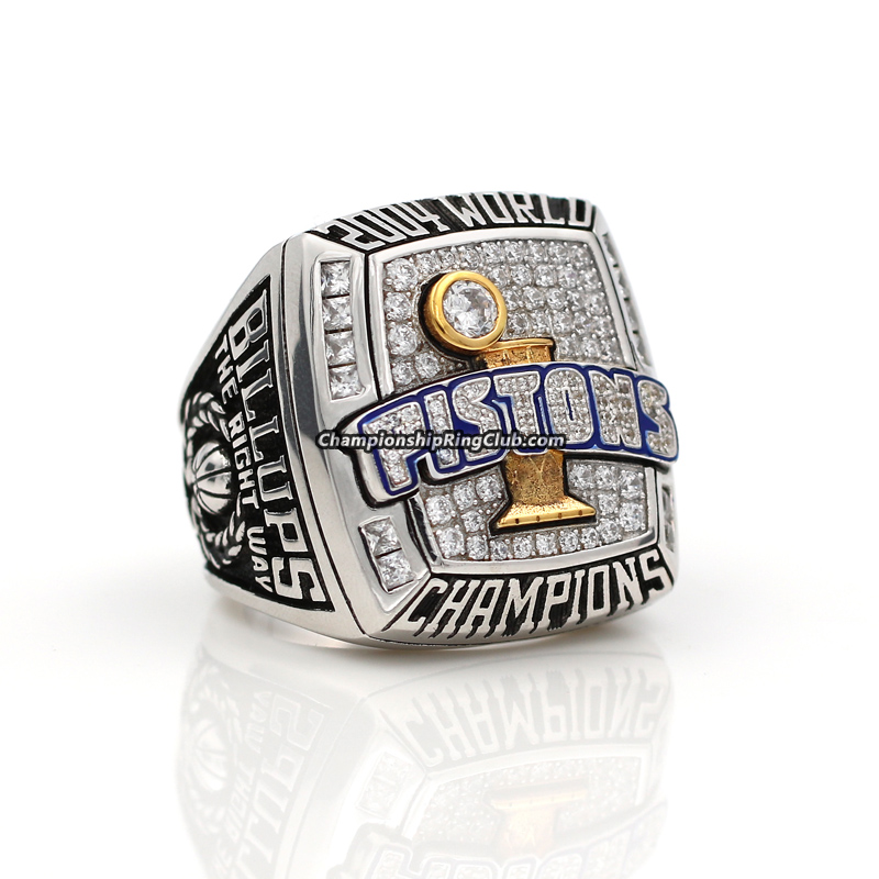 Detroit Pistons 1989, 1990 & 2004 NBA championship rings set