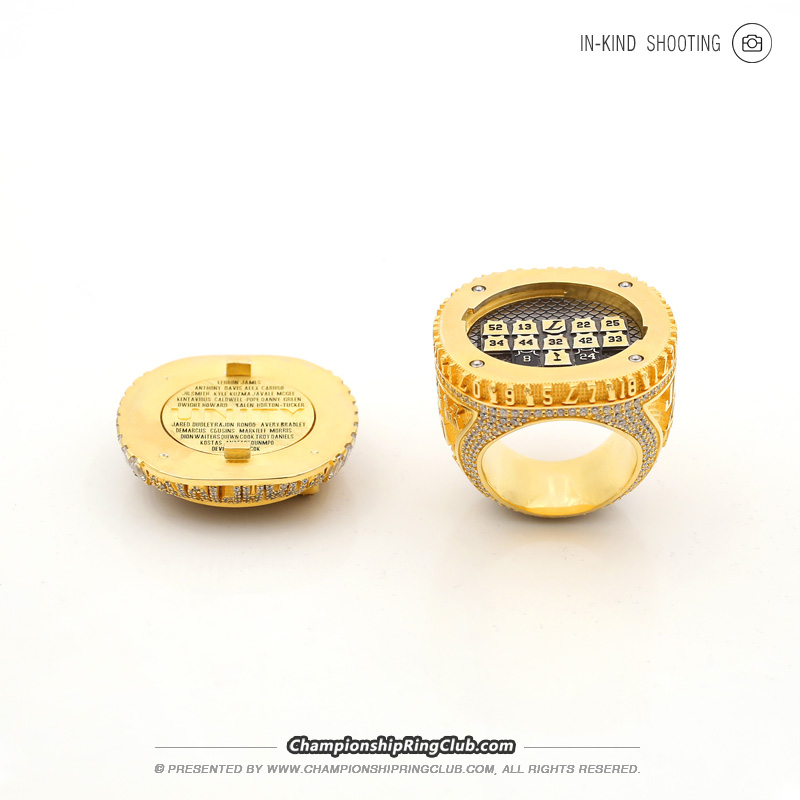 Lot Detail - 2009 LOS ANGELES LAKERS CHAMPIONSHIP STAFF RING WITH 10K  YELLOW & WHITE GOLD AND 50+ CUT DIAMONDS
