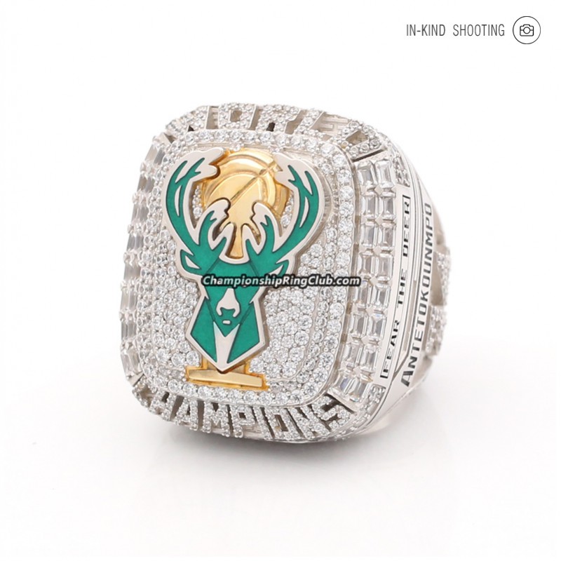 2021 Milwaukee Bucks NBA World Championship Ring 