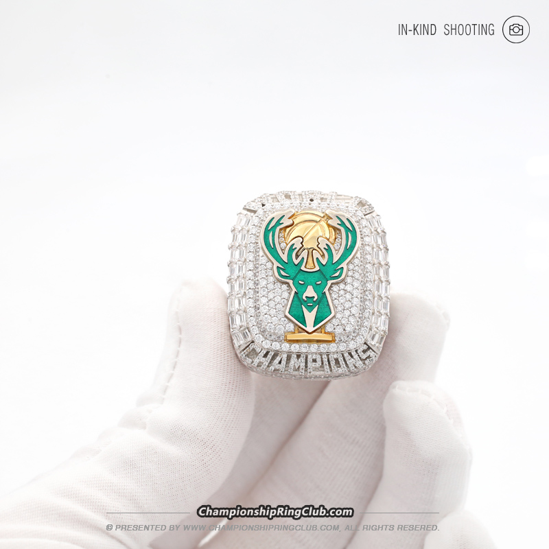 NEW 2021 Milwaukee Bucks NBA Championship Ring Gift Size 10 rare limited  edition