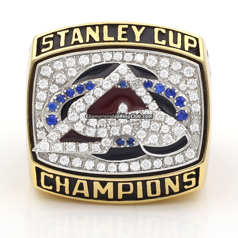 The Avalanche's Stanley Cup rings: Symbols, colors and many