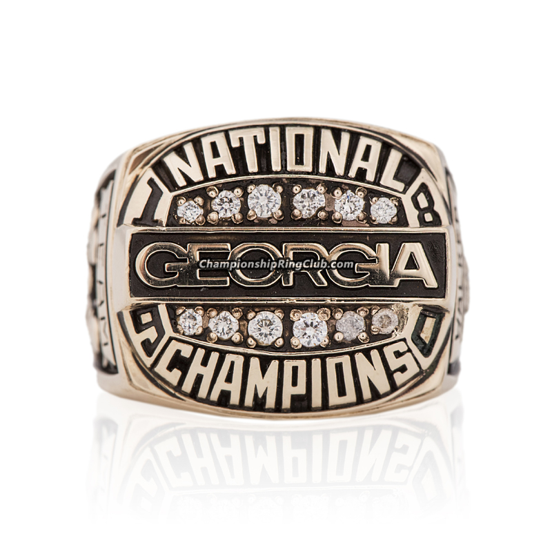 How many UGA national championship rings did the school buy