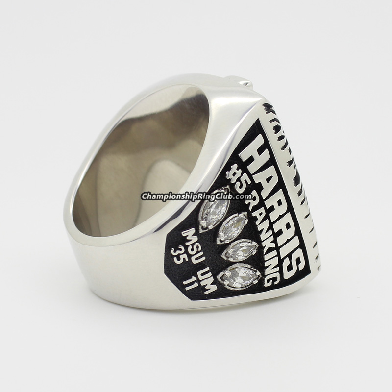 2015 Michigan State Commerative Championship Fan Ring Sz 12