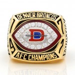 2013 Denver Broncos AFC Championship Ring Presented to Defensive, Lot  #59605