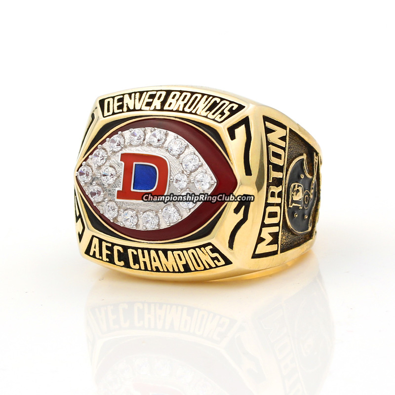 1977 Denver Broncos Super Bowl A.F.C. Champions 10K Gold Ring!