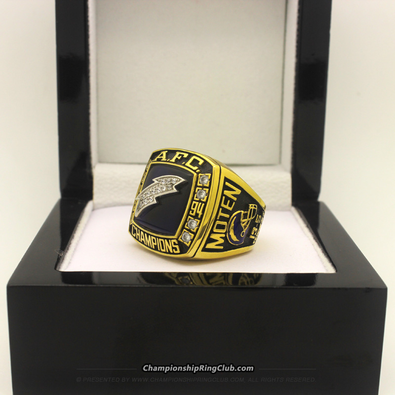 2 PCS San Diego Chargers AFC Championship Ring, US SHIP 1963/94