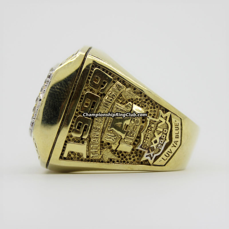 Custom 1999 Tennessee Titans American Football Championship Ring