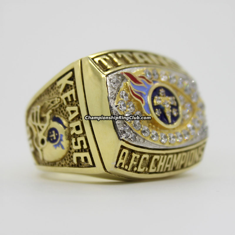 Tennessee Titans AFC Championship Ring (1999) - Premium Series – Rings For  Champs