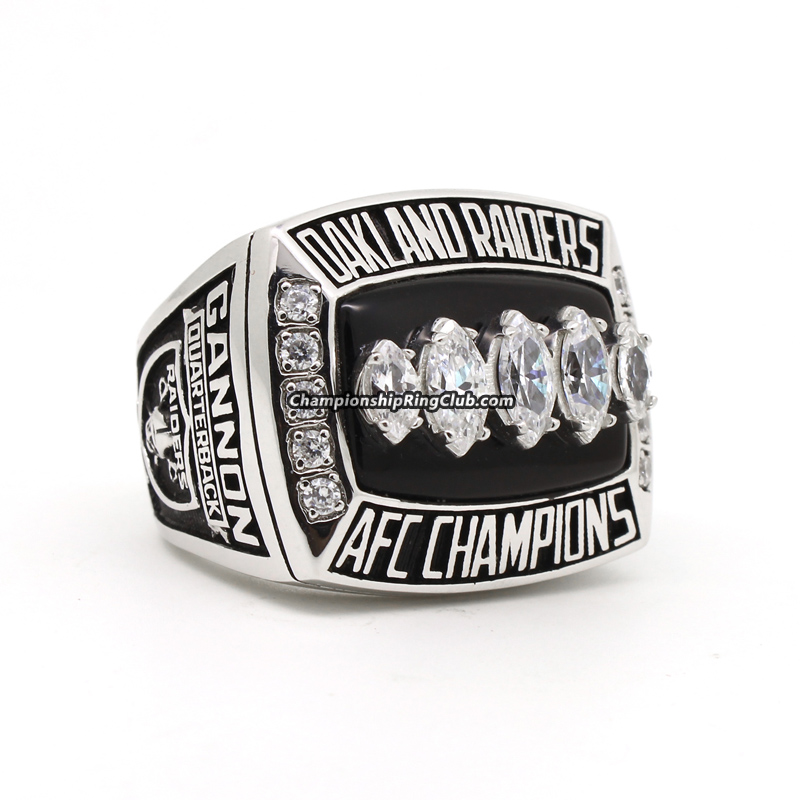 2002 Oakland Raiders AFC Championship Ring - www.championshipringclub.com