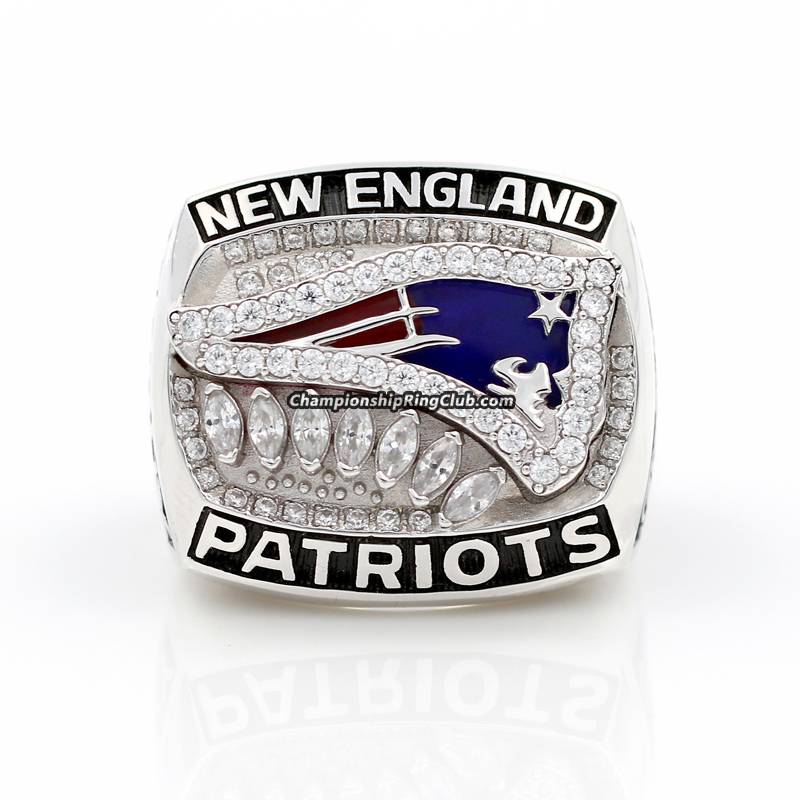 Players receive 2011 Patriots AFC Champs Ring