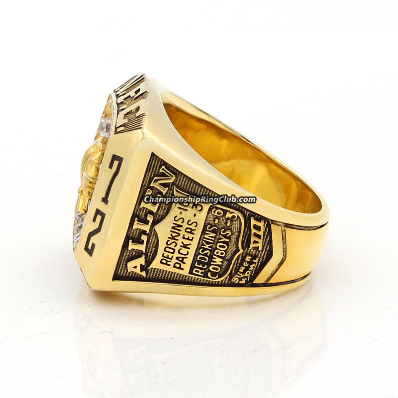 Washington Redskins Classic Goldplated NFL Ring — Sports Jewelry Super Store