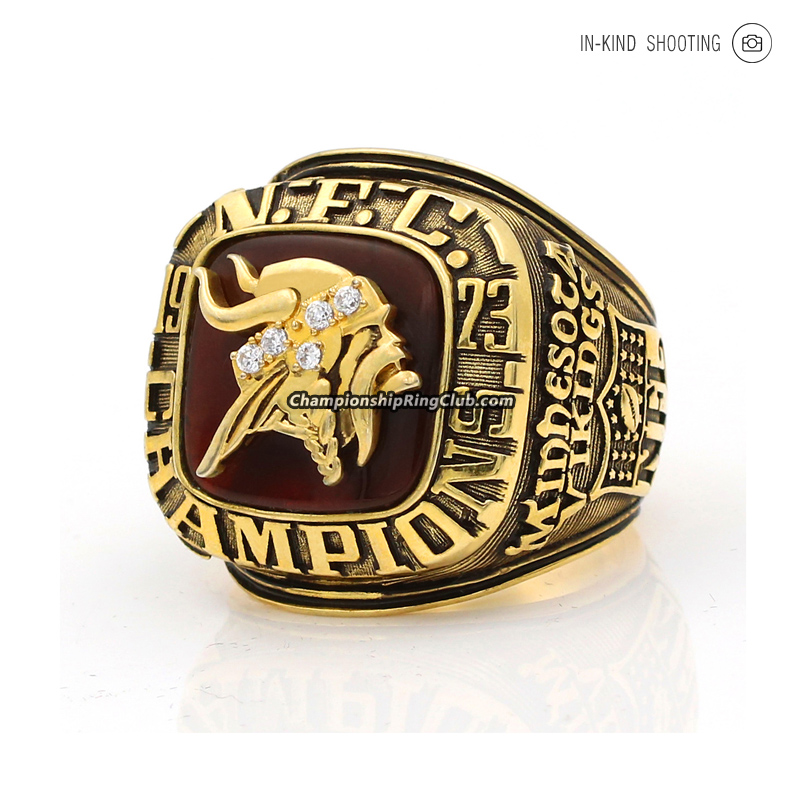 1973 MINNESOTA VIKINGS NFC CHAMPIONS CHAMPIONSHIP RING - Buy and