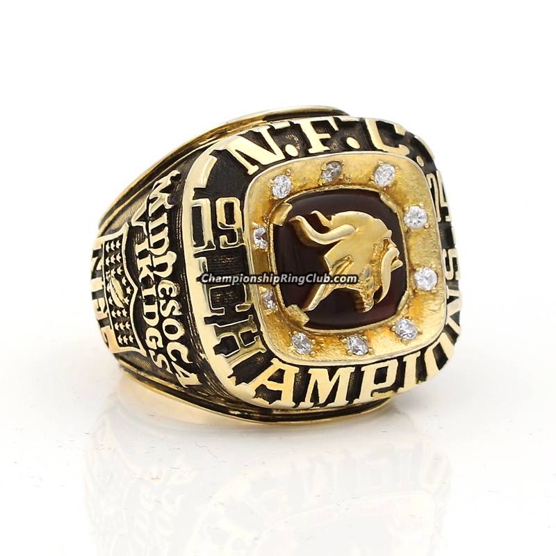 1974 Minnesota Vikings National Football NFC Championship Ring