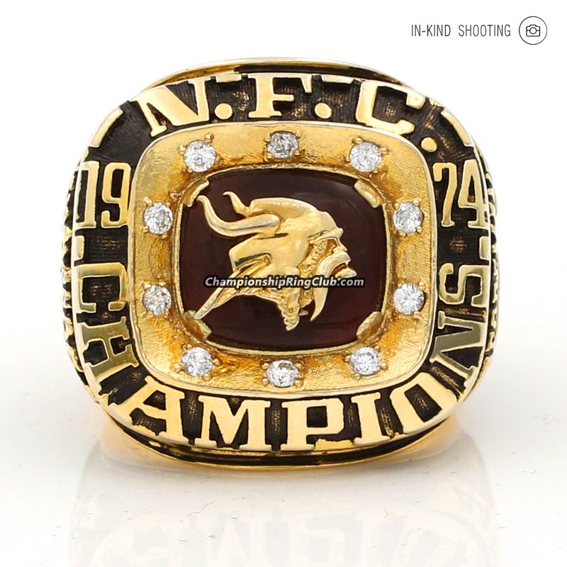 Minnesota Vikings 1974 NFC National Football Championship Ring